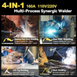 MJUM 160A 4-u-1 AI Pametni Aparat za Zavarivanje - Slika 3